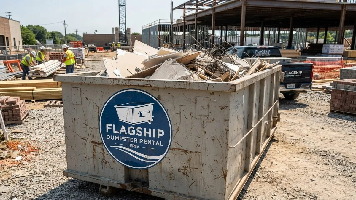 Construction Debris Disposal in Erie: A Contractor's Guide to Sizing by Job Phase