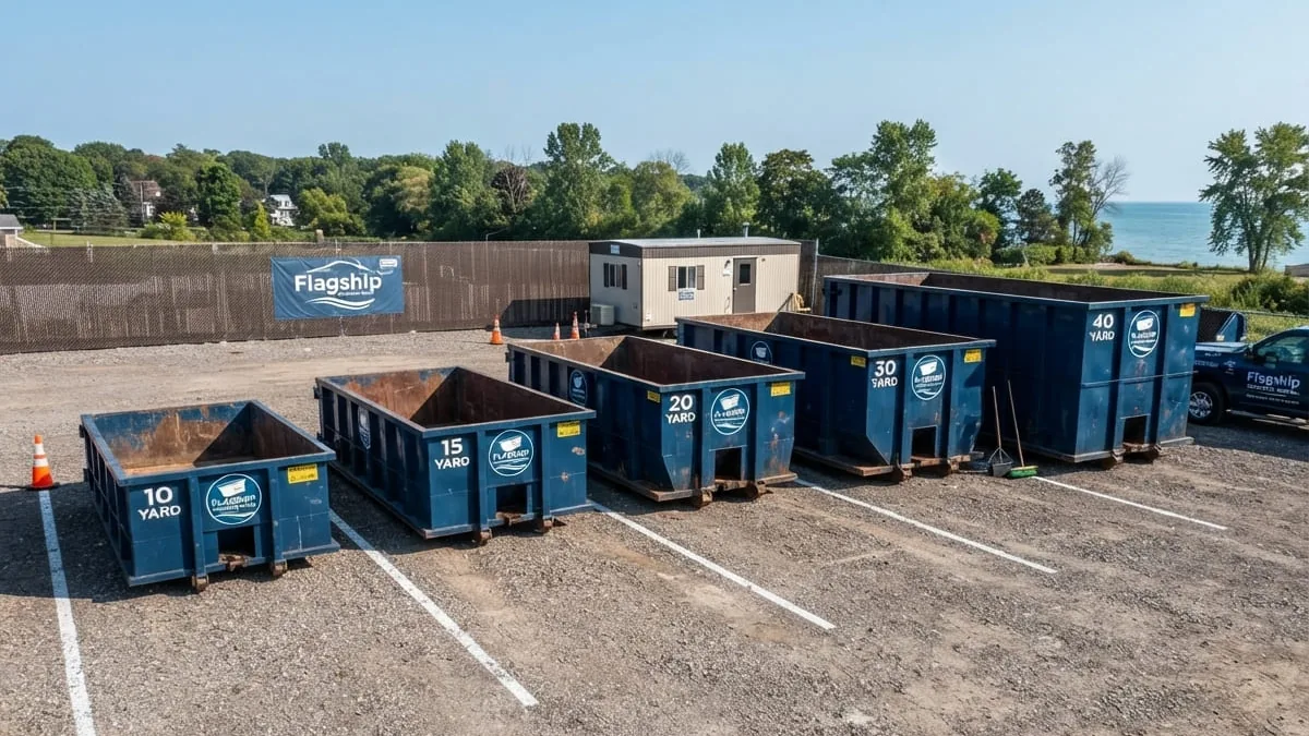 Dumpster sizes available in Erie, PA Dumpster sizes available in Erie, PA