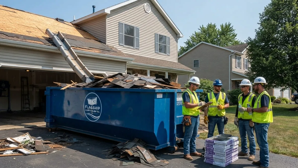 Roofing Tear-Off Dumpster Guide for Erie, PA Homeowners