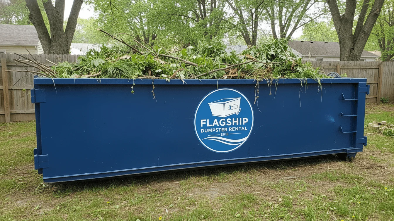 Yard Waste Dumpster Rental Erie Img
